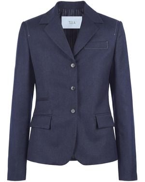 Tela Jas - Blauw