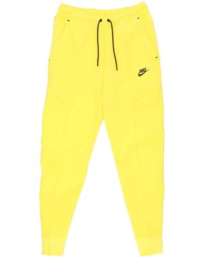 Nike Pantalones De Chandal Ligeros Hombre Sportswear Tech Fleece Pant - Amarillo