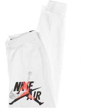Nike Classics Jumpman Pant Pantalones De Chandal Ligeros Para Hombre - Blanco