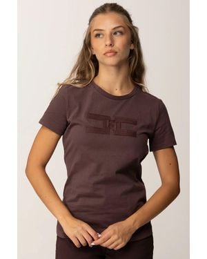 Elisabetta Franchi T-Shirt Ma00756E2 Ea4 - Brown