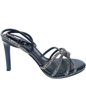 Steve Madden Shoes Open Sandal With Stiletto Heel, Clasp With Buckle - Blue
