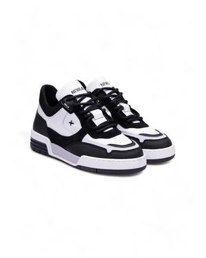 Newlab Weibe Leder Sneaker Und Schwarzleder Nl12/K03
