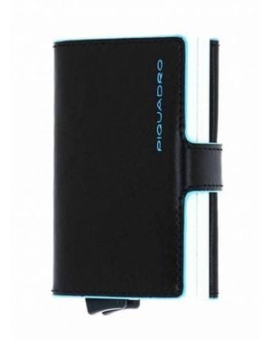 Piquadro Card Holder Square Leather - Black