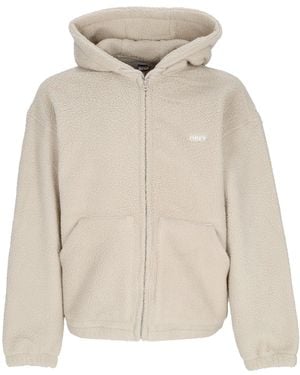 Obey Gaze Ii Hooded Jacket Bear - Natural