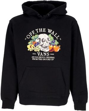Vans Sudadera Ligera Con Capucha Para Hombre From The Ground Up Sudadera Con Capucha Negra - Azul