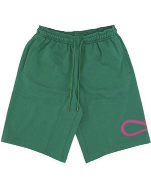 Propaganda Tracksuit Shorts Logo Sweatshorts - Green