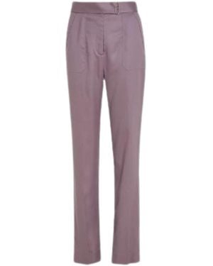 Calvin Klein Tencel Slim Straight Pant - Purple