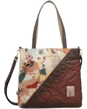ANEKKE Bolsa Flor - Marrón