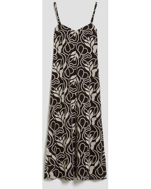 Pennyblack Schwarz Frau Muslin Kleid - Mehrfarbig