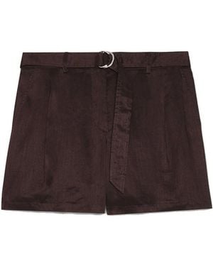 ERMANNO FIRENZE Short Brun - Noir
