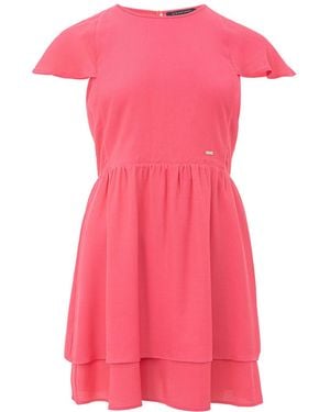 ARMANI EXCHANGE Fuchsia Mini Dress - Pink