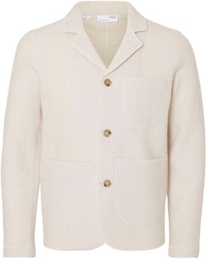 SELECTED Shirts 16090154 Heaky Oatmeal - White