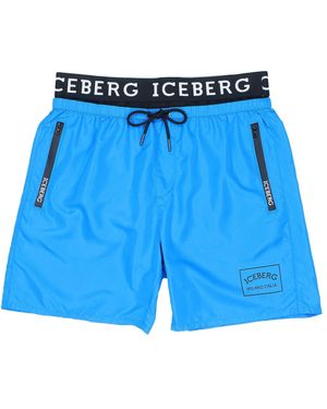 Iceberg Costum Nieuwe Gebrandde Olastic - Blauw