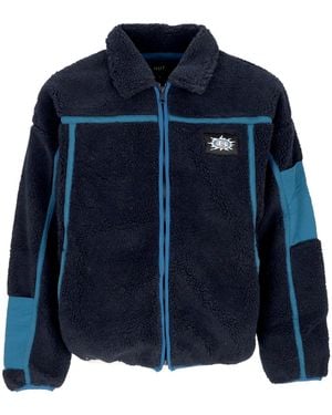 Huf Livingston Sherpa Jacket Bear - Blue