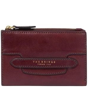 The Bridge Wallets Bordeaux - Red