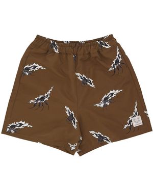 USUAL Short Monster Short Marron Pour Homme