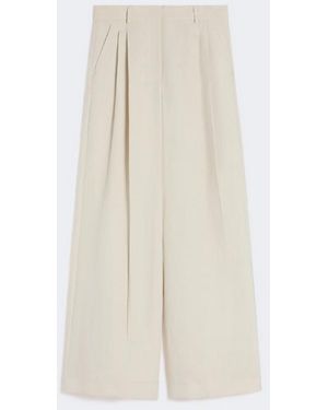 Max Mara Pants Wide Leg - White