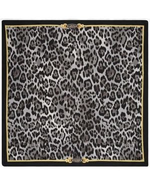 Guess Echarpe Femme Leopard - Noir