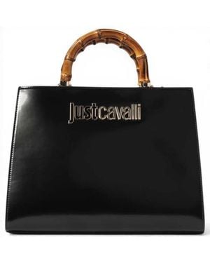 Just Cavalli Handbag Bamboo - Black