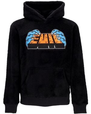 Doomsday Sudadera Con Capucha Para Hombre Dirty Hands, Forro Polar, Color Negro