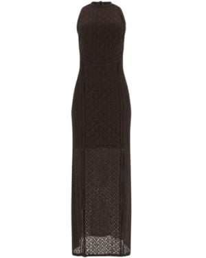 endless rose women's plunging neck lace trim dress Endless Rose main image 0