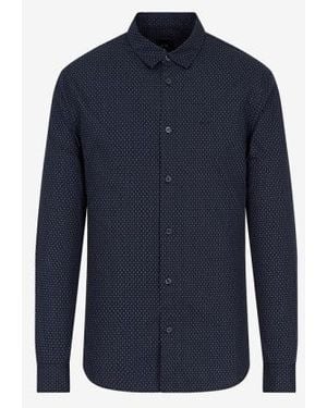 ARMANI EXCHANGE Blauwe Hemden