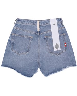 AMISH Vaqueros Cortos Mujer Short Ivy Denim - Azul