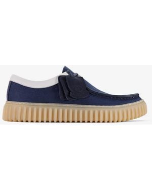 Clarks Zapatos Hombre Azul