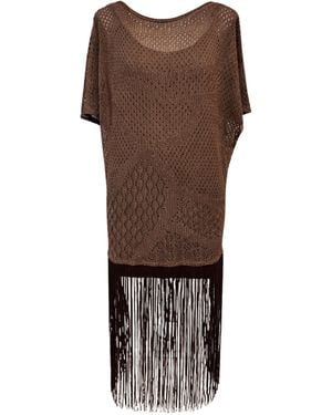 SIMONA CORSELLINI Dress - Brown