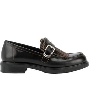 Vagabond Shoemakers Moccasins - Black