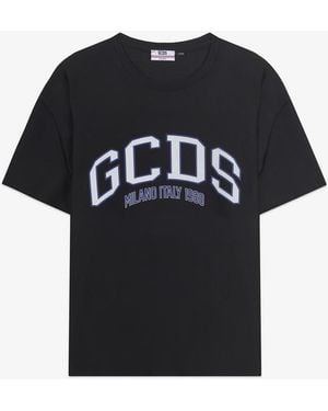 Gcds Camiseta Con Logotipo De Hombre Negro
