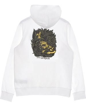 Element Lightweight Hooded Sweatshirt Covered Hood X Timber - White