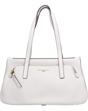 Nannini Taschen. Creme - Weiß