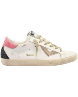 4b12 Leren Sneakers Voor Verprijs Rozen - Wit