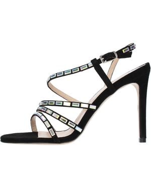 Gianmarco F. Sandalias Negras - Negro