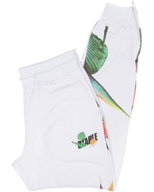 Staple Paradise Aop Sweatpant Pantalon De Survetement Pour Hommes Blanc