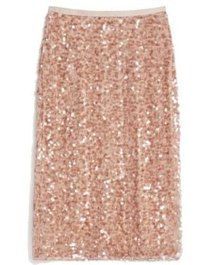 Weekend by Maxmara Rok Met Sequin Naakte Vrouw - Roze