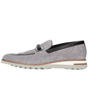 Blu Barrett Blaue Barrett-Halbschuhe - Grau
