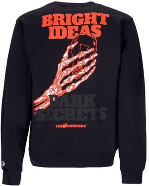 The Hundreds Bright Ideas Crewneck X Champions Sudadera Negra Con Cuello Redondo Para Hombre - Azul