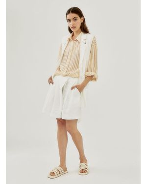 Silvian Heach Pantaloncino Pgp22095sh - Natural