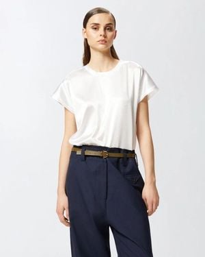 Pinko T-Shirt Frau Farida 100100 A2Jr Z05 - Weiß