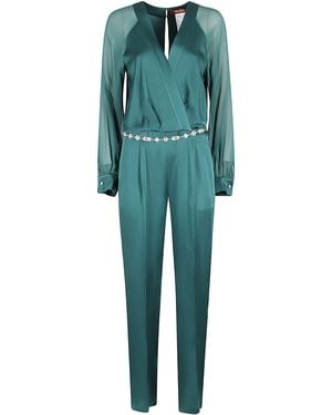 Max Mara Donkergroene Broek