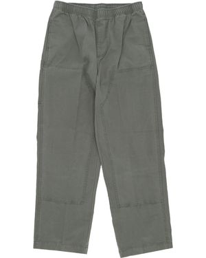Obey Big Easy Lange Herenbroek Canvas Broek - Grijs