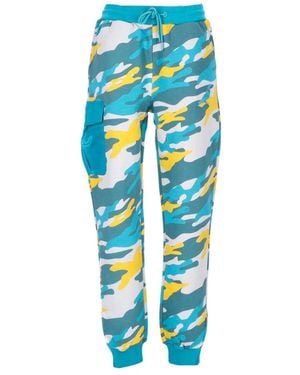 Staple Pantalon De Survetement Pour Hommes Underhill Camo Sweatpant - Bleu