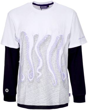 Octopus Milan Long Sleeve T-Shirt/S Tee - White