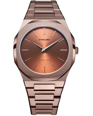 D1 Milano Montre Unisexe D1-Utbj10 40 Mm - Marron