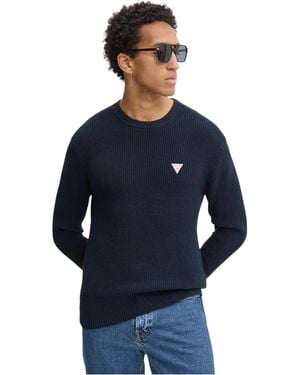 Guess Erwachsene Pullover Regelmabige Passform - Blau