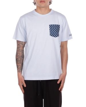 MC2 Saint Barth T-Shirt Bla0001 02086L 61 Blache - White