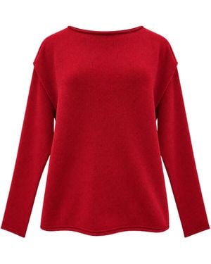 Phisique Du Role Pull Cou D'Equipage - Rouge