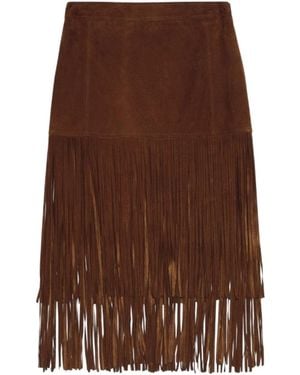 Ermanno Scervino Mujeres Faldas Casuales - Marrón